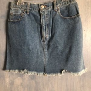 Ralph Lauren denim mini skirt sz 10.